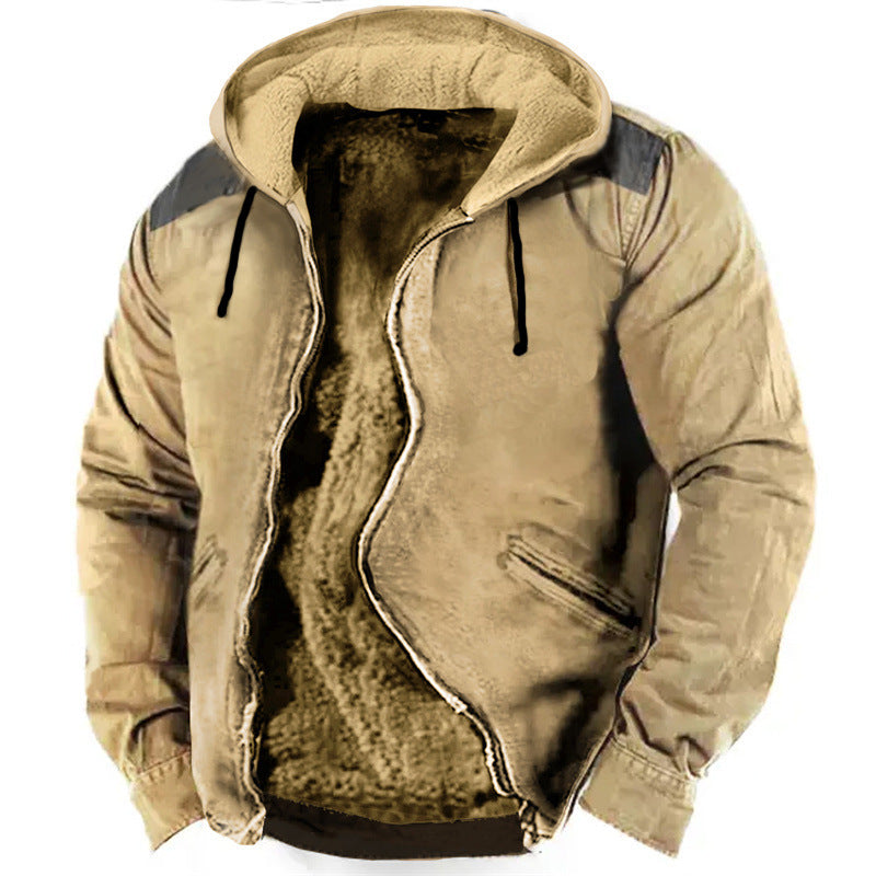 3D Printed Hoodie With Multicolored Pattern