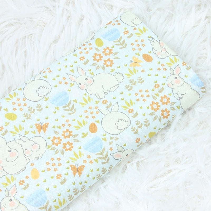 Nordic Style Small Animal Print Handmade DIY Clothing Dress Fabric Pure Cotton