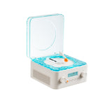 Player Water Ripple Bluetooth Audio Vinyl Two-way Retro Screen Audio CD Bluetooth All-in-one Machine