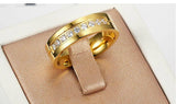 Stainless Steel Accessories Fashion 18K Ring For Women
