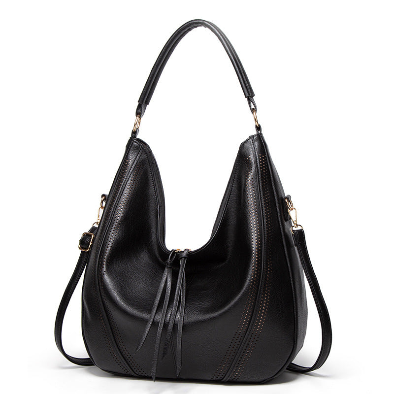 Women's Casual Tassel Hollow Shoulder Casual Bag
