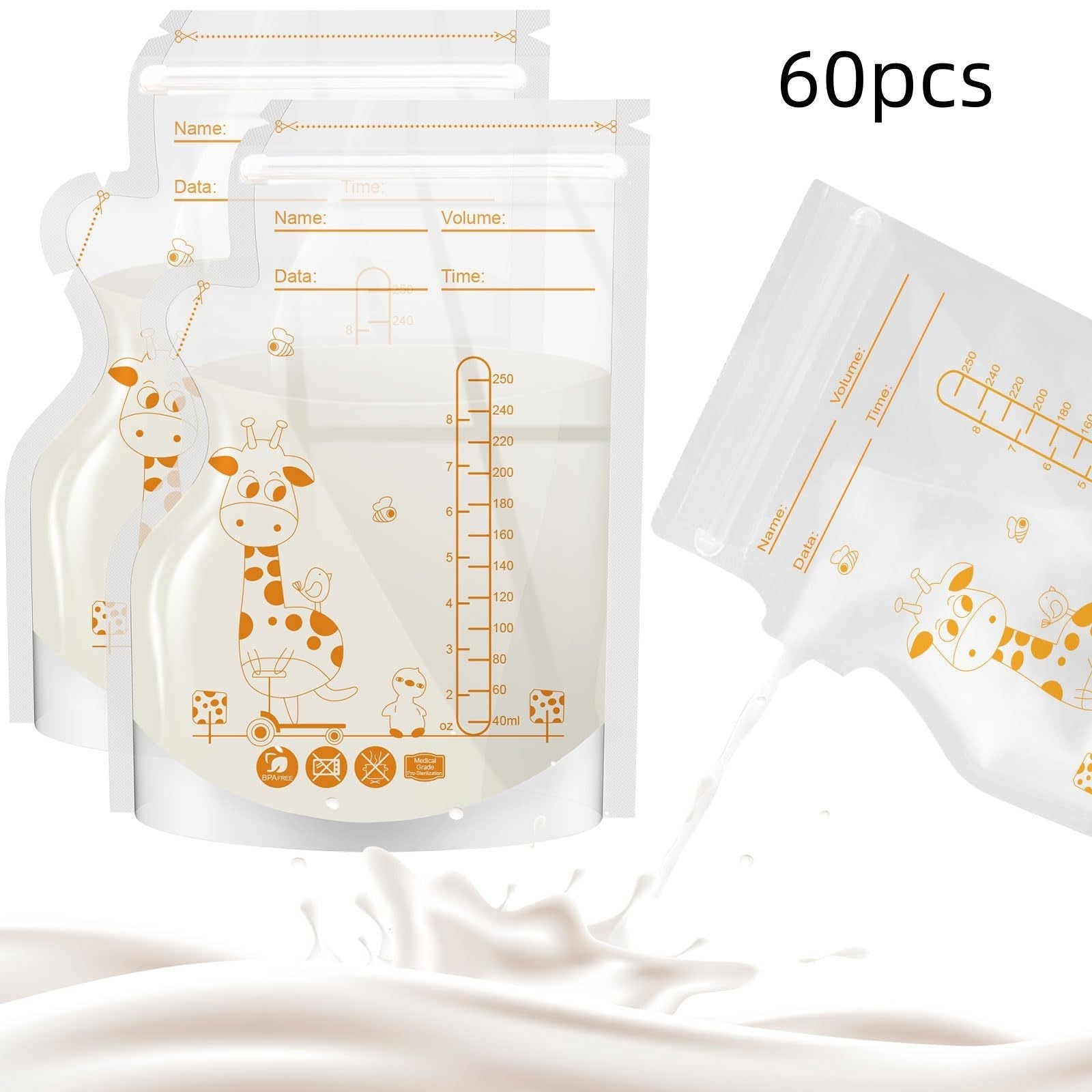 Wearable Flange Breast Feeding Caliber Telescopic