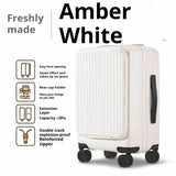 Expandable Multi Lever 20 Inch Suitcase