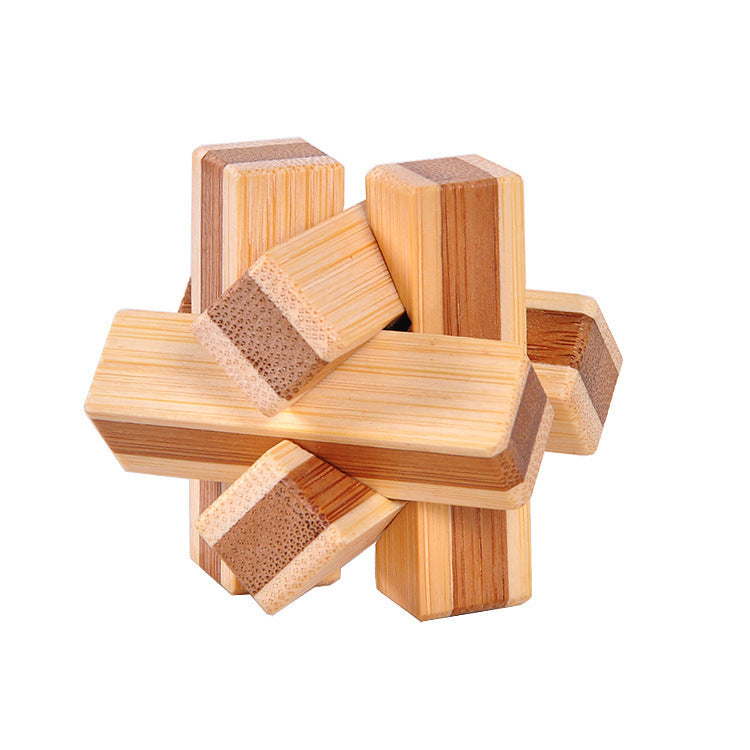 Wooden Burr Puzzle Burr Puzzle Educational Toys