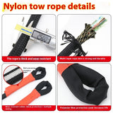 Automotive Trailer Rope Off-road Vehicle Special Bold Elastic Car Pulling Rope