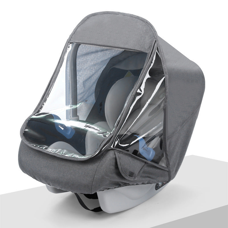 Baby Stroller Safety Cabas Transparent Rain Cover