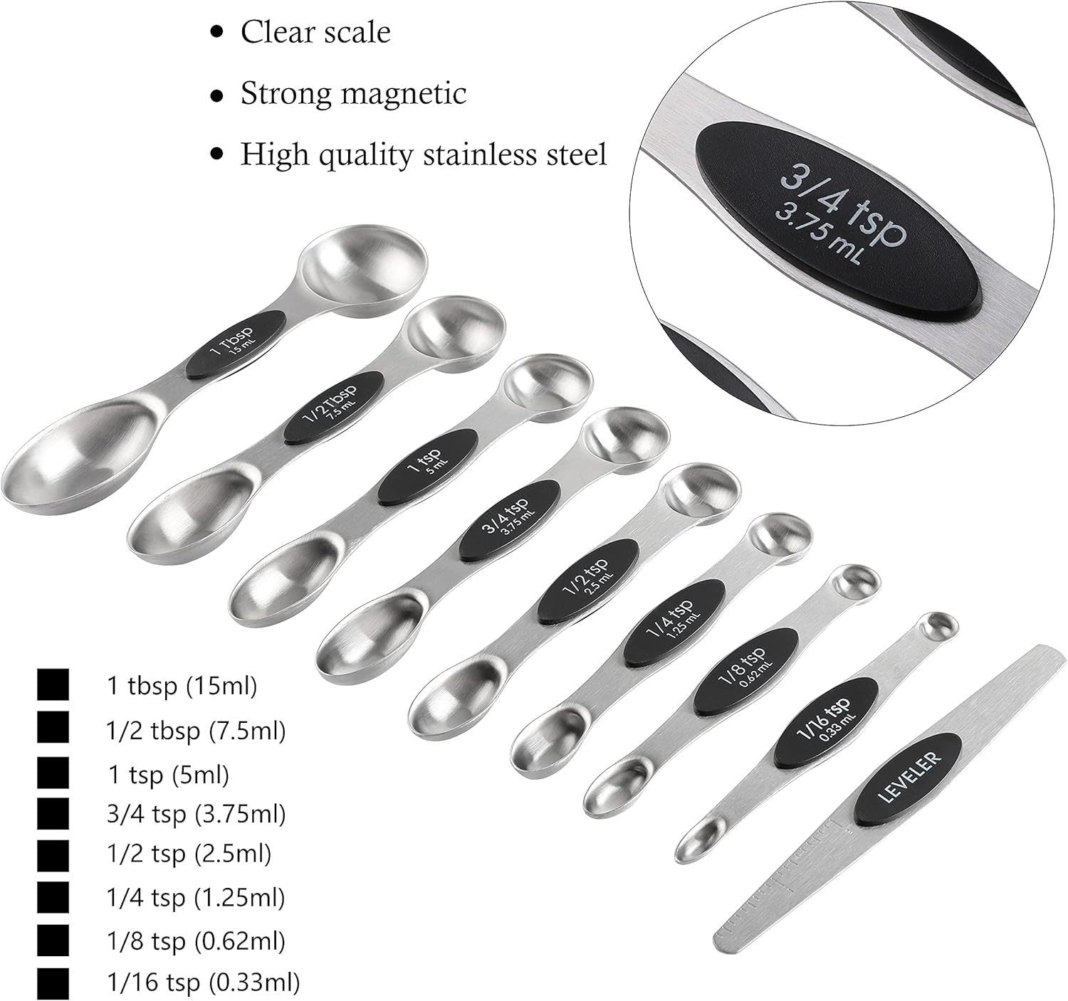 Color Silicone Handle Stainless Steel Measuring Cup