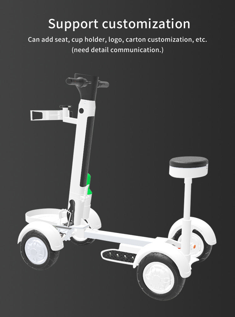 Чор Чарх голф барқ ​​боли Light Longboard Lawn Курс Scooter