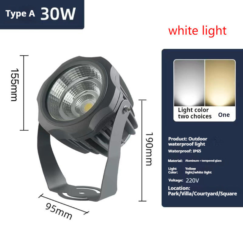 Garden Tree Landscape Spotlight Led Plug-in Lawn Lamp