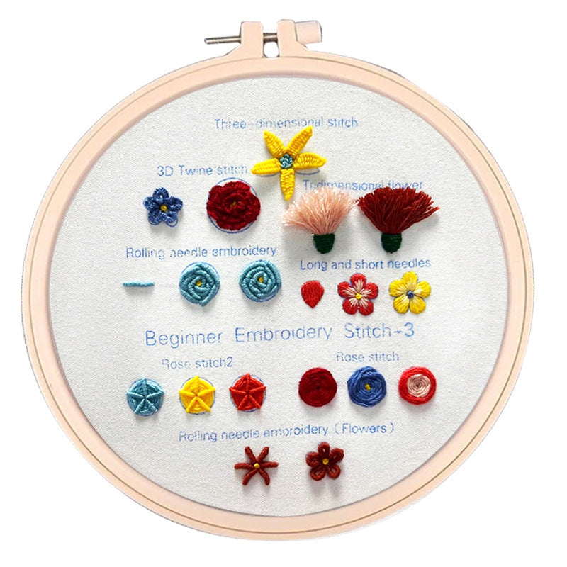 English Novice Teaching Materials Include Manual Needlework