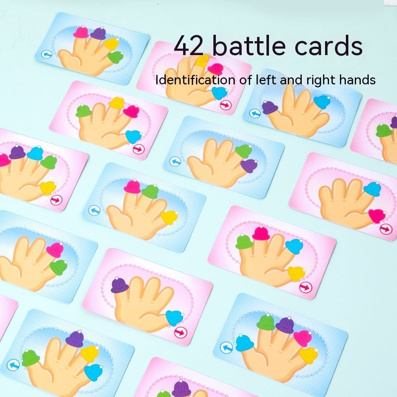 Children's Early Education Puzzle Thumb Cap Game