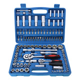 108 Sleeve Tool Car Maintenance Toolbox Multi-function Ratchet Spanner Set