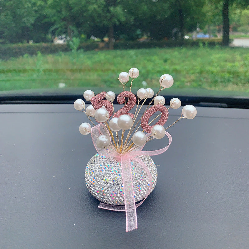 Innovative Car Decoration Vehicle Center Console Diamond Star Decoration Ornaments