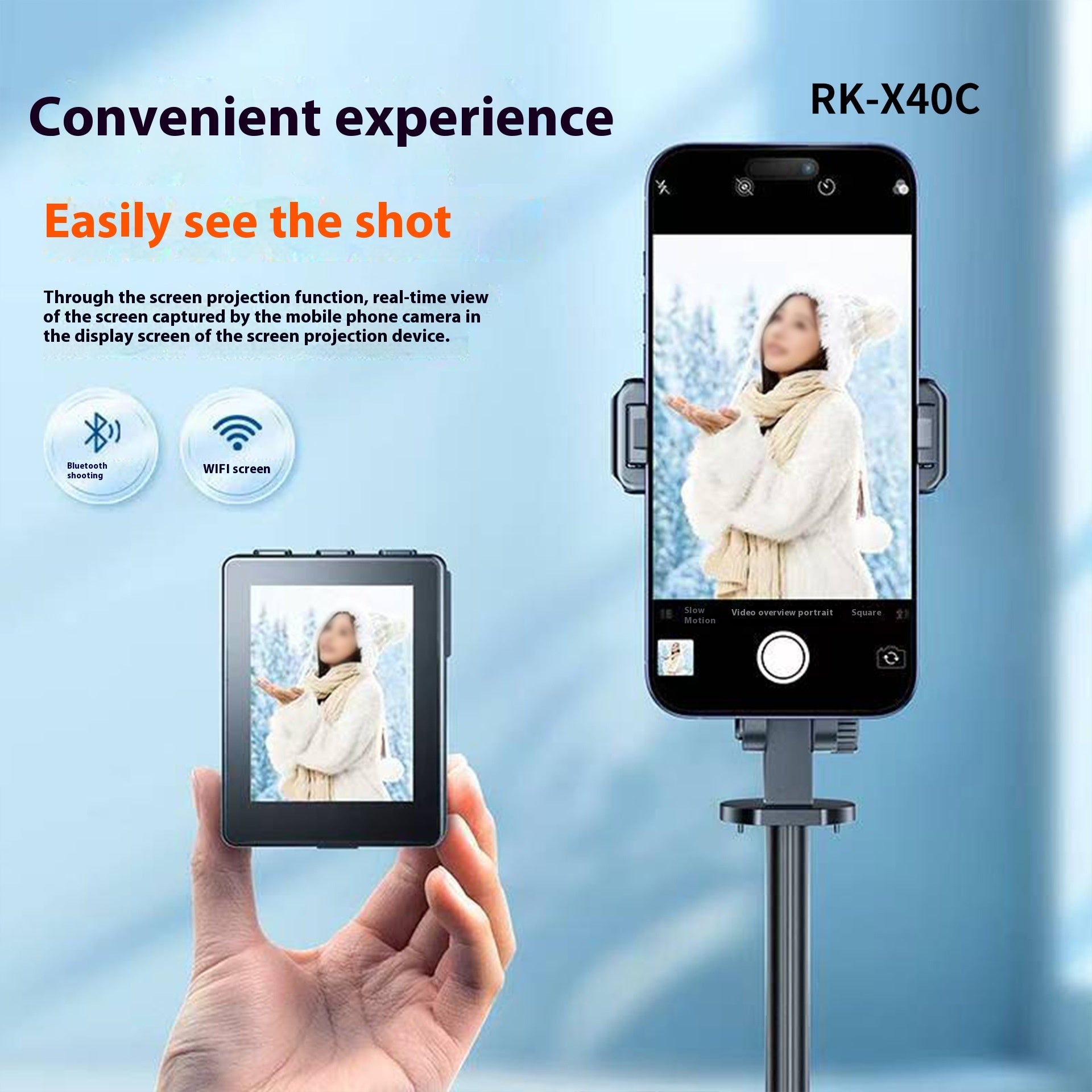 Rear Camera Special Bracket CL07 Wireless Bluetooth Photography Artifact
