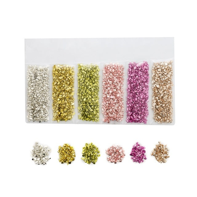 Crushed Glass Stone Resin Filler Crystal Jewelry