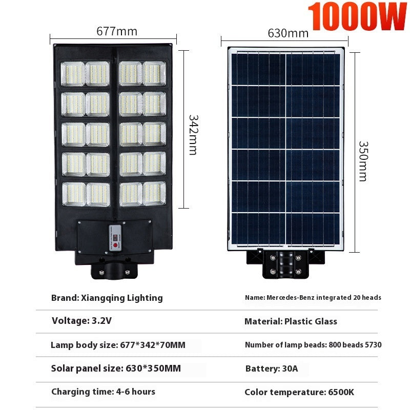 Home Outdoor Waterproof Lighting Integrated Human Sensor Solar Street Light