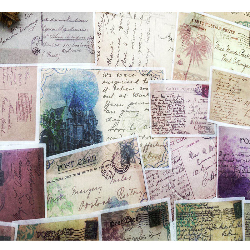 60PCS Bag DIY Vintage Washi Note Stickers Scrapbooking Photo