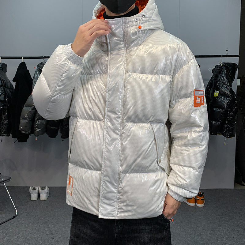Thickened warm bright windproof jacket 90 Down