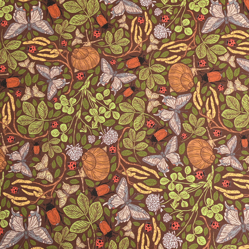 Plain Cotton Fabric Nordic Style Retro Printing Fabric