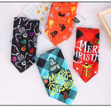 Halloween Dogs And Cats Pet Print Scarf