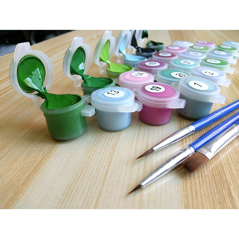 Coloring Drawing DIY Digital Oil Painting