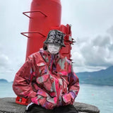 Stitching Nylon Stand Collar Shell Jacket Waterproof Windproof Jacket
