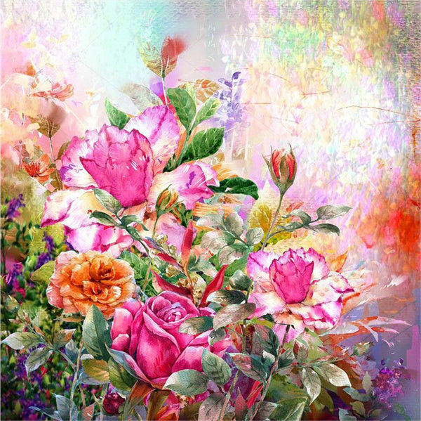 Fashion Diamond Painting Sunflower Mosaic Needlework