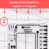 ECG Ruler Plastic Measuring Tool