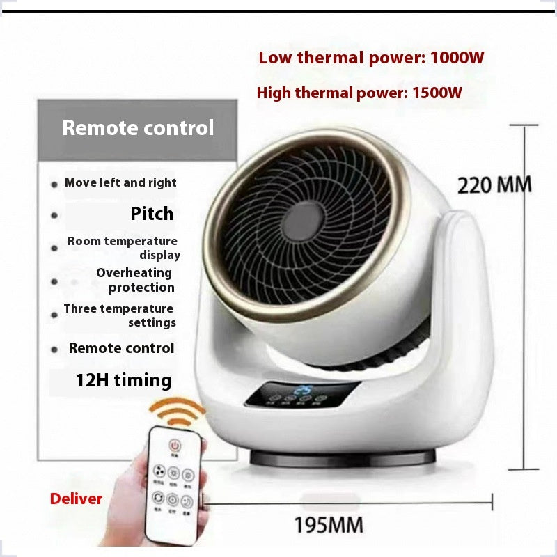 New Swing Fan Cooling And Heating Remote Control Can Be Warm Air Blower