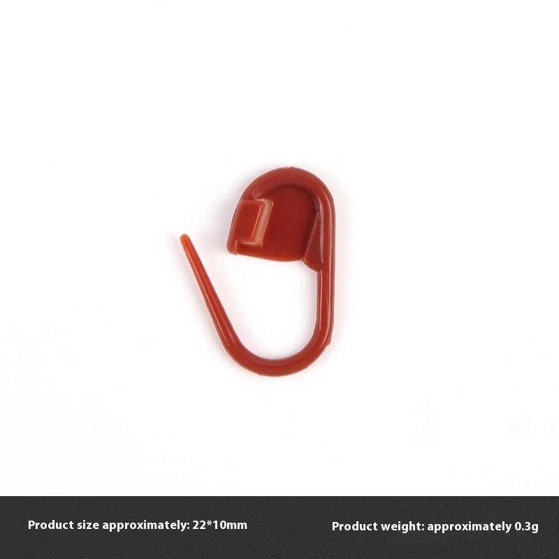 Colorful Plastic Buckle Handmade DIY Knitting Tools Love Heart  Marker Crochet