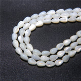 Wholesale Natural Shell Beads Drop-shaped Mother Of Pearl Spacer Bead Handmade Jewelry Making Findings