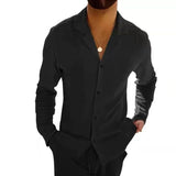Men's Coat Button Cardigan Slim Lapel Sports Casual