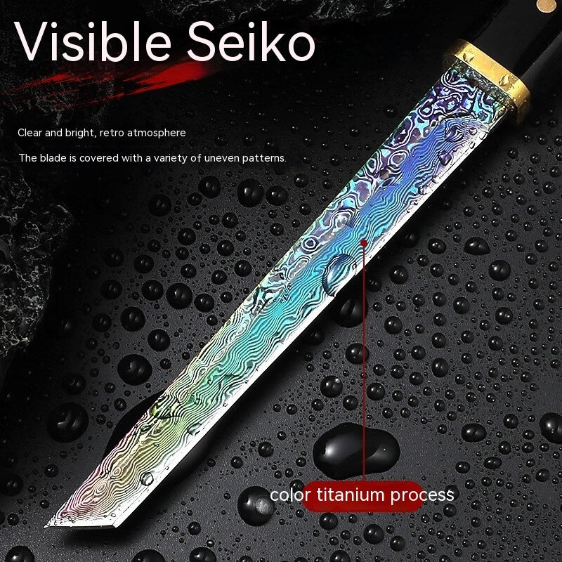 Damascus Steel Fruit Knife High Grade Cutting Tools Portable