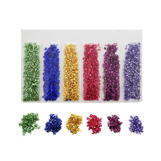 Crushed Glass Stone Resin Filler Crystal Jewelry
