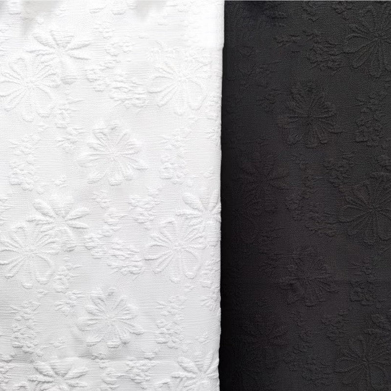 Women's Dress Fabric Texture Sense Three-dimensional Relief Flower Bubble Fabric