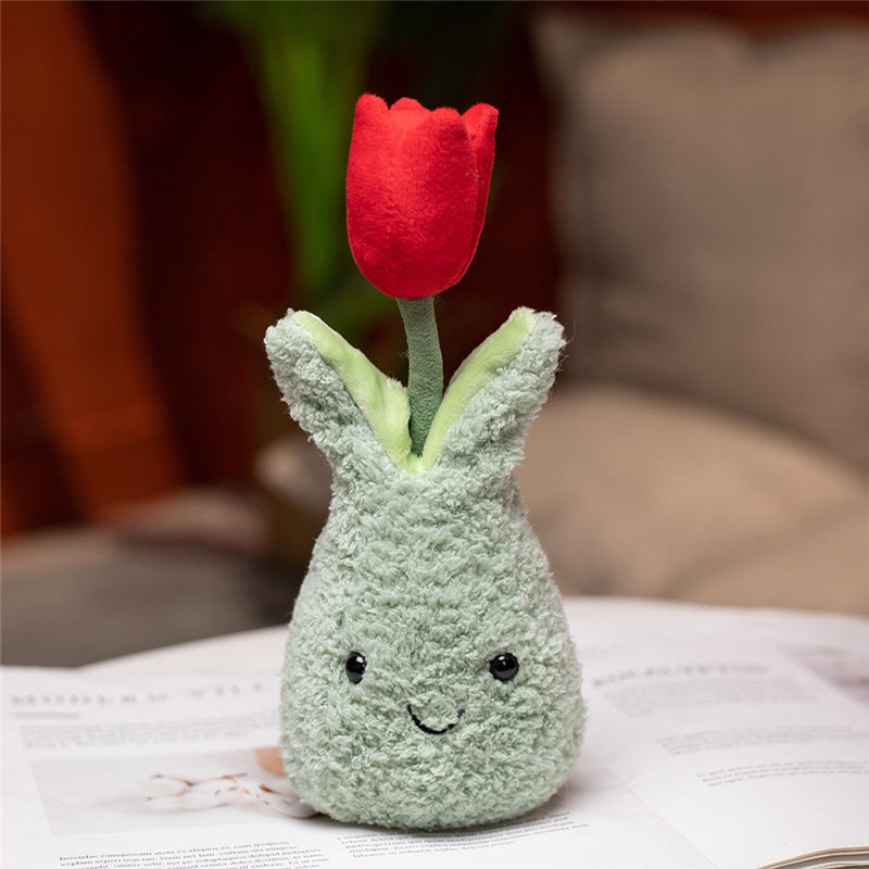 Plush Toys Flower Dolls Home Decor Crafts