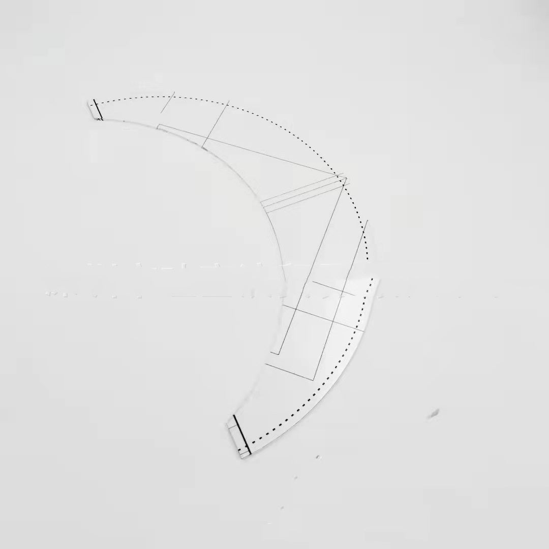 Handmade Sewing Ruler Tablecloth Braided Twist Template