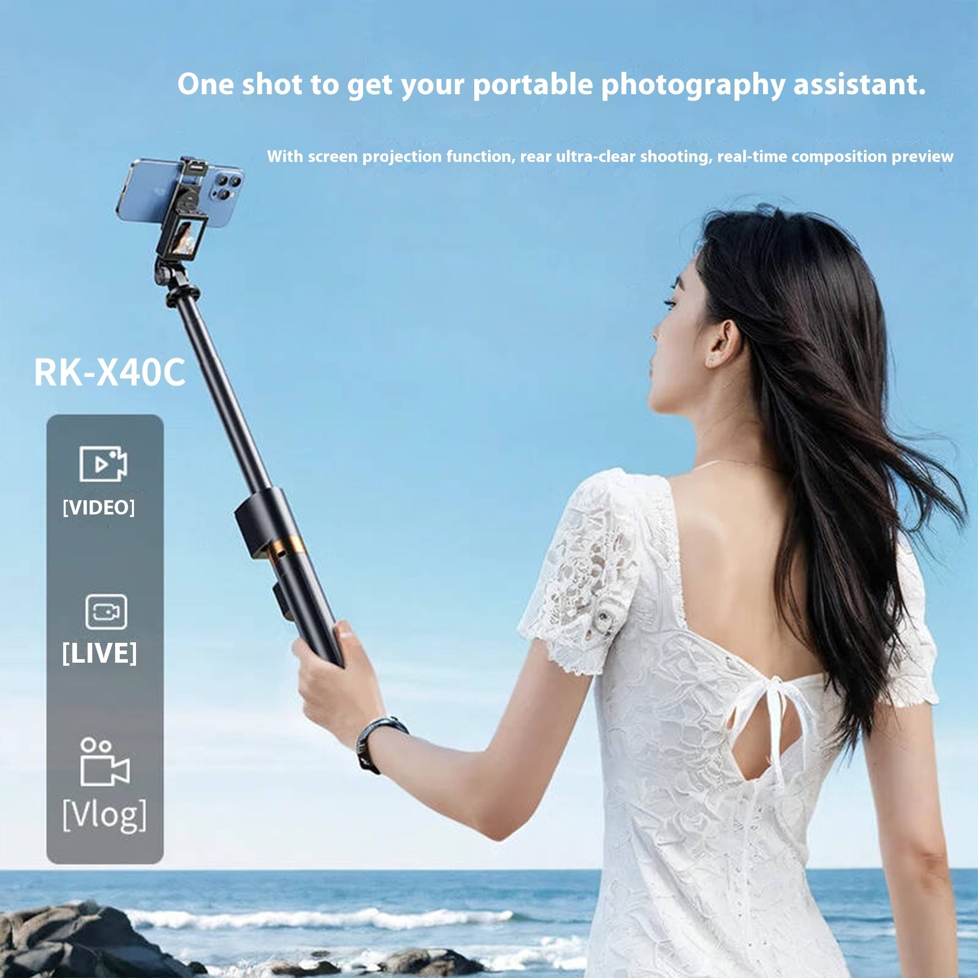 Rear Camera Special Bracket CL07 Wireless Bluetooth Photography Artifact