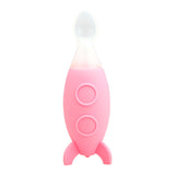 Creative Small Rocket Squeeze Silicone Feeding Spoon Baby Food Supplement Feeding Bottle