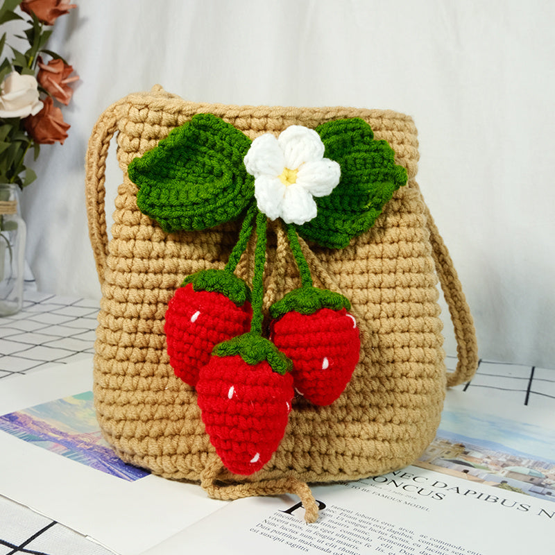 Hand Knitting To Make Crochet Diy Material Bag