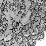 Available In Black And White With Lace Eyelash And Lace Fabric