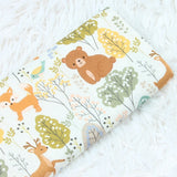 Nordic Style Small Animal Print Handmade DIY Clothing Dress Fabric Pure Cotton