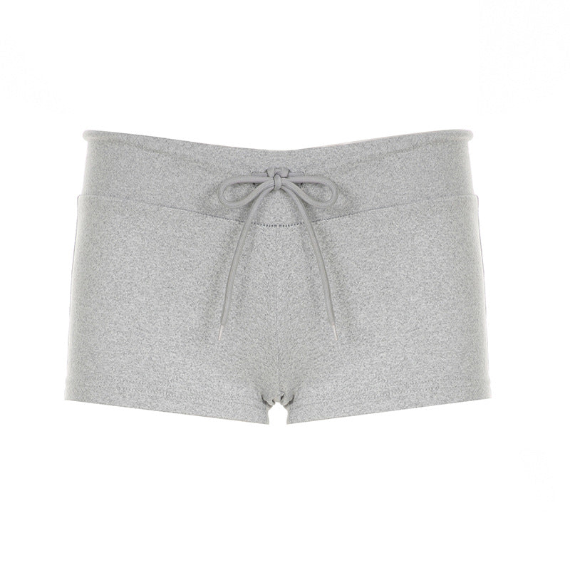 Women's Polyester Tight Sports And Fitness Shorts