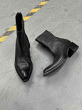 British Wizard Retro Spiral Oblique Zipper Martin Boots