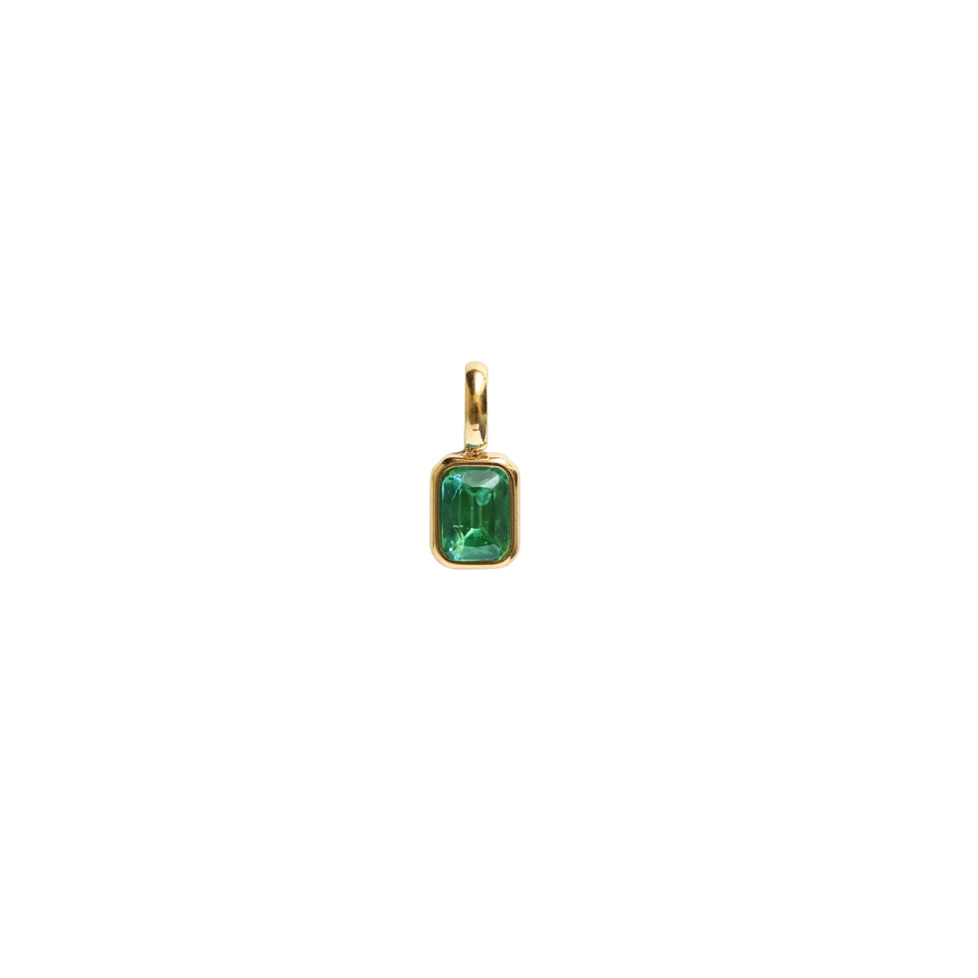 Titanium Steel Color 12 Birthstone Pendant Diy Accessories For Women