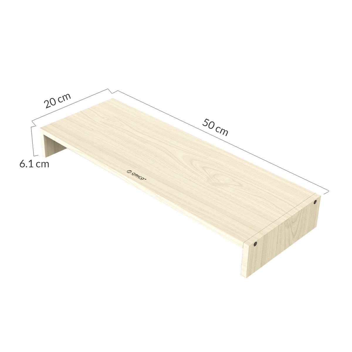 Monitor Increase Rack Adjustable Desktop Storage Computer Base Wooden Bracket Rack