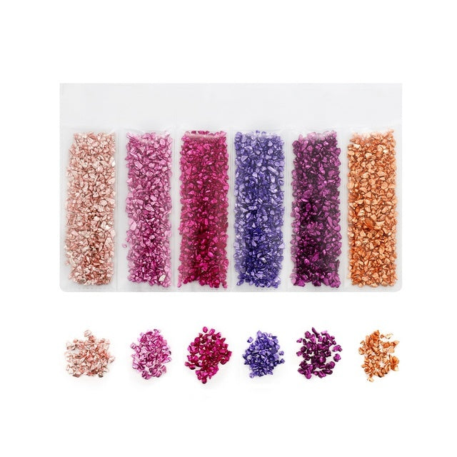Crushed Glass Stone Resin Filler Crystal Jewelry