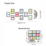 Digital Grid Wall Sticker Children's Game Preschool Education