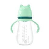 Baby Wide Caliber PP Straw Feeding Bottle Baby Plastic Water And Milk Bottle With Handle