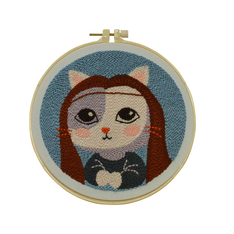 Embroidery Diy Material Pack Set Making Handmade
